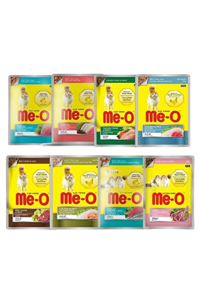 me-o Karışık Kedi Islak Maması 80 Grx6 Adet