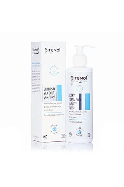 Sirenol 250 مل شامبو طبيعي للشعر والجسم للأطفال