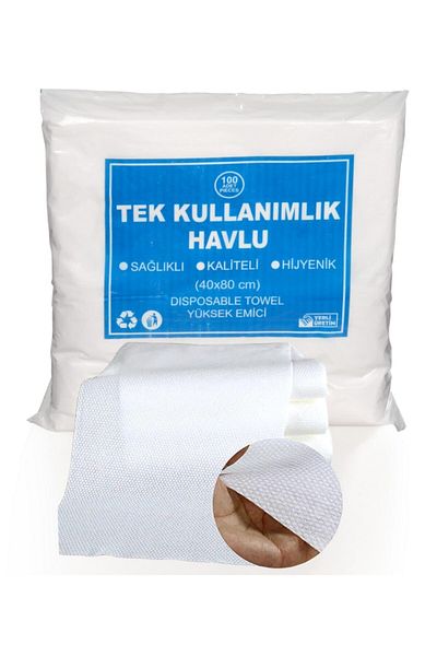 BLC GRUP MEDIKAL 40x80 cm Disposable Towels - 100 Pieces