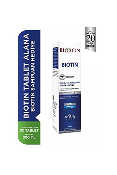 Bioxcin Bıotın 5000 mcg 60tb Shampoo Hed Kofre 1 Pack 1 X 1 Piece