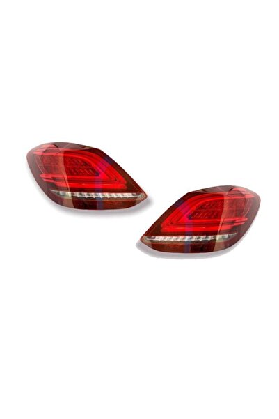 OLED GARAJ Mercedes W205 İçin Uyumlu Led Stop Kırmızı 2015-2018