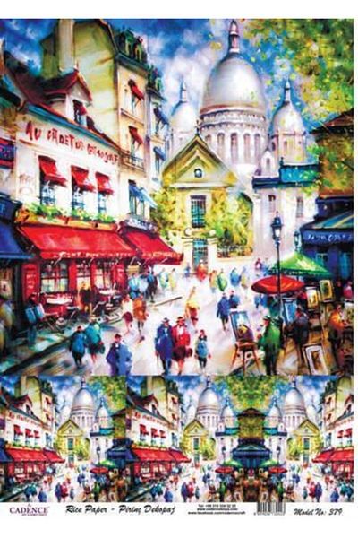 Cadence Brass Decopage Paper Model 379