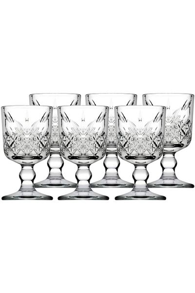 Paşabahçe كوب ماء بلون القهوة موديل 51718 - 60 سم مكعب، مجموعة من 6 قطع P559s8249