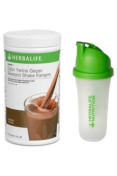 Herbalife Çikolatalı Shake 550g Ve Shaker Tyc00271825093