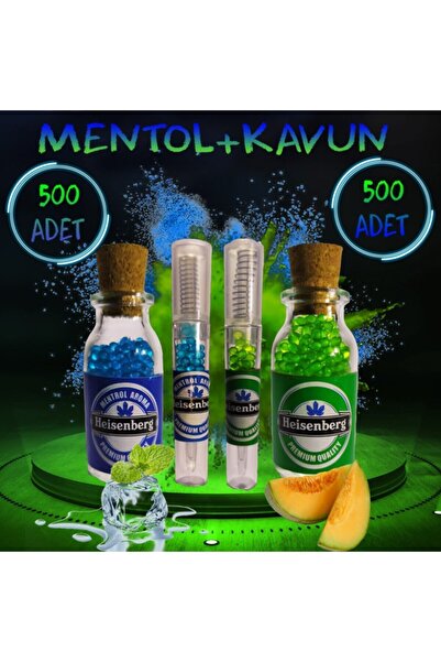 HEISENBERG Mentol Topu 500 Adet Mentol 500 Adet Kavun Aromalı 1000 Adet ve 2 ...