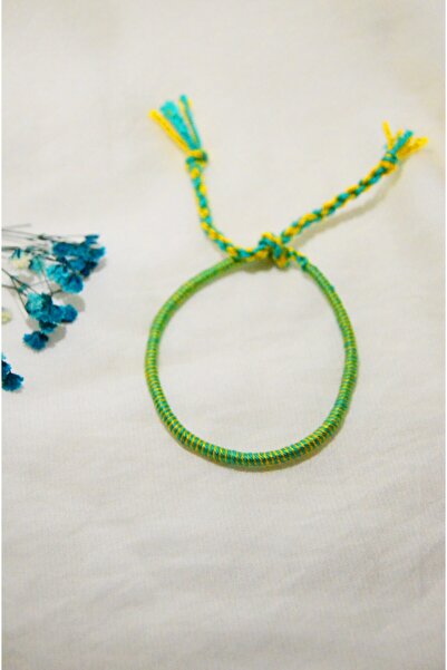 Bidüğüm Unisex Minimalist Rope Bracelet - Colorful Friend Friendship Bracelet...