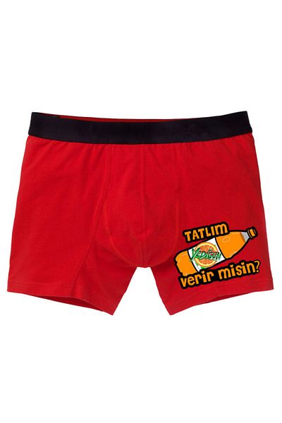 modacix Men's Funny Red Boxers