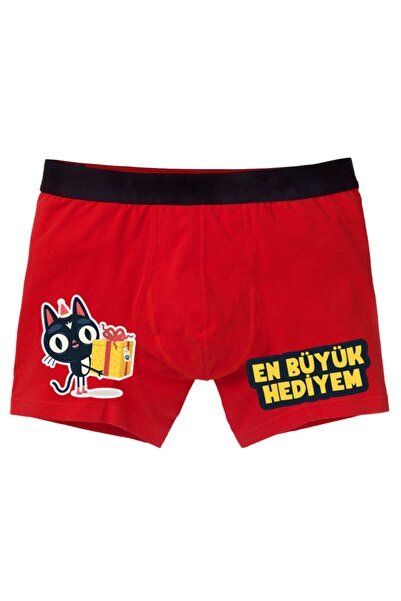 modacix Moj najveći poklon, crveni muški bokserice