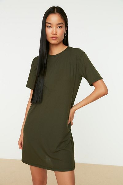 Trendyol Collection Kleid - Khaki - Jerseykleid