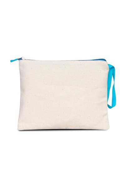 Pamusan Turquoise Zippered Clutch Bag 21X15 cm 20 Pieces