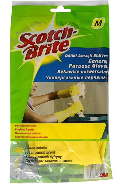 Scotch Brite Genel Amaçlı Sarı Eldiven M Beden