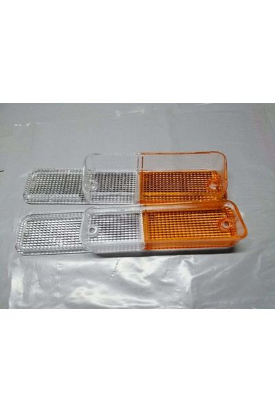 Y-ÜRETİM Old Case Doğan Front Parking Lamp Lens Right Left Set