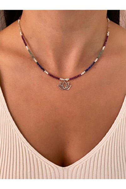 Roma Silvers Yeni Bahar Lotus Kolye