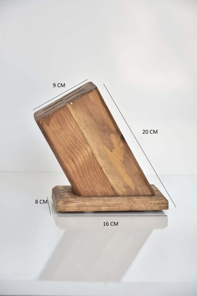 kozawoodart Mutfak Bıçak Seti Bıçak Koyma Kütüğü Bıçaklık Standı 5'li