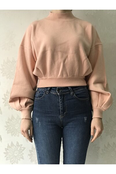 Dilvin 1158 Pulover plisat cu mâneci tip fustă de pescar