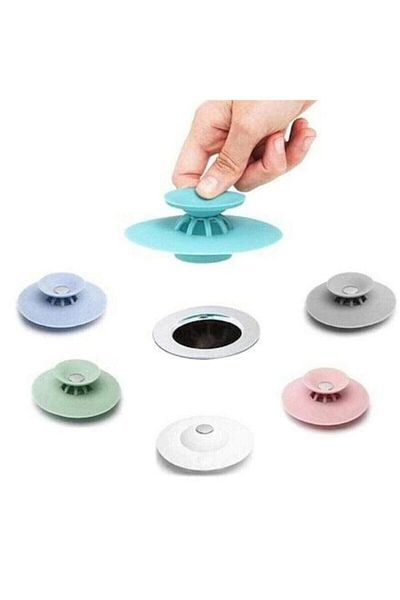 Kaşbaşı Home Silicone Sink Stopper and Strainer - Anti-Clogging
