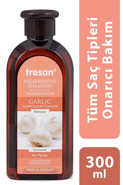 Tresan 300 ml Garlic Repair Care Shampoo