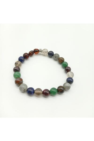 Takı Kehribar Natural Stone Special Design Fear Worry Panic Attack Bracelet D...