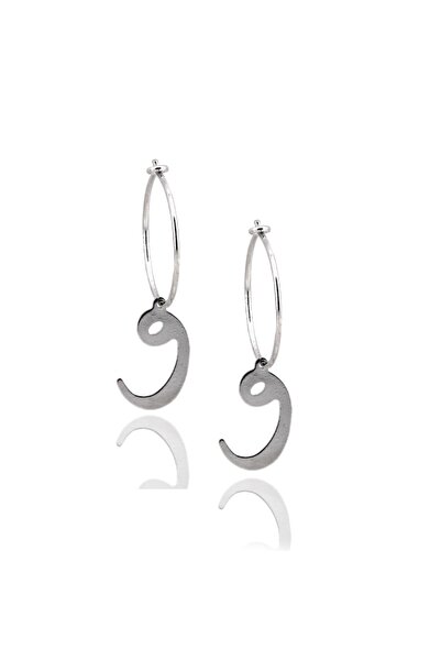 Doğan Silver Gümüş 20 Mm Vav Model Halka Küpe Dgn21134
