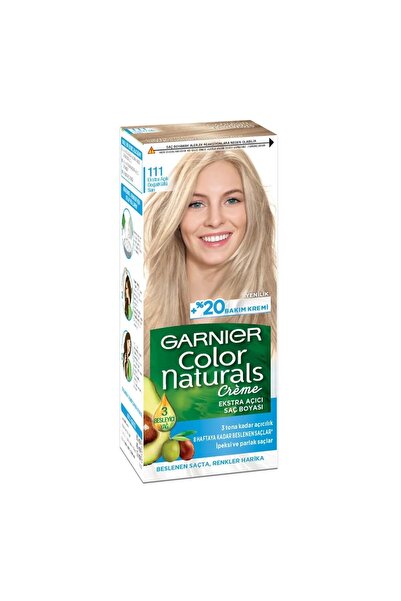 Garnier Color Naturals Saç Boyası 111 Ekstra Açık Doğal Küllü Sarı Saç Boyası
