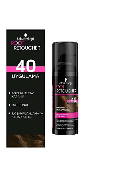 Schwarzkopf Root Retoucher Koyu Kahverengi 120 ml