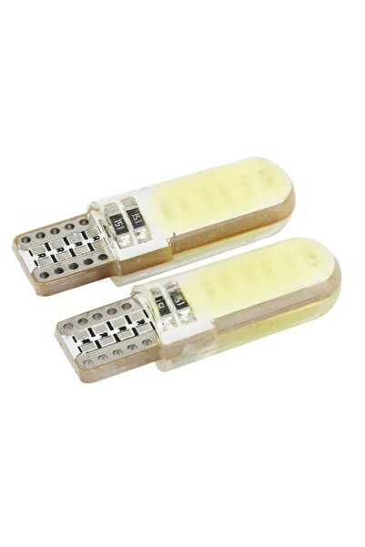 Le Moins Cher Fiat Fiorino Sonrası Silikon T10 Park Plaka Led Ampül Beyaz 2 Adet