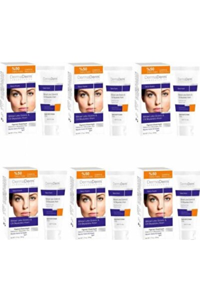 DermaDerm Night Cream Herbal Face Blemish - 100 Gr, 6 Pieces