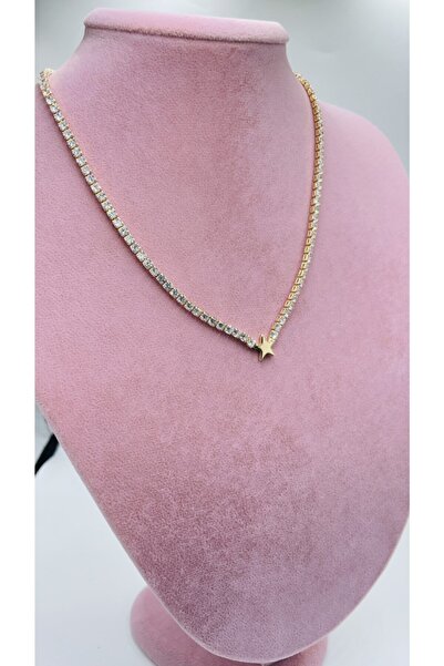 Dorika Accessories Kadın Su Yolu Kolye Yıldız Detaylı