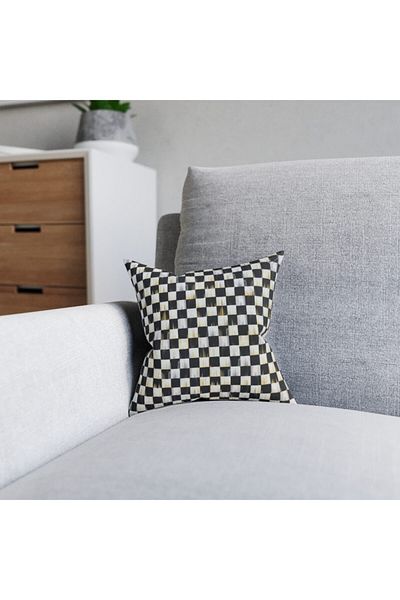 FUS BLUE Special Checker Pattern 4-Piece Throw Pillow Case