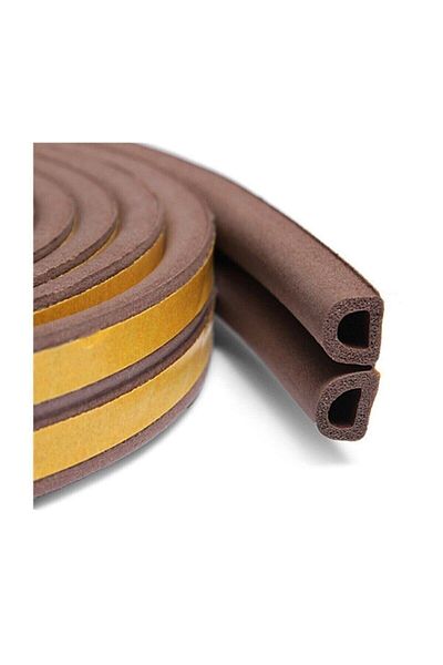 impas Door And Window Insulation Tape Wick Rubber Brown 10 X 2 = 20m
