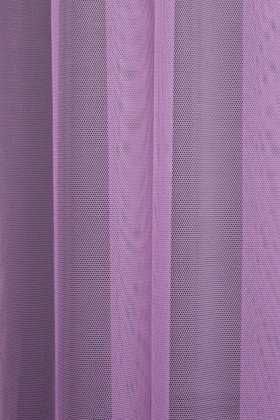 Esse Home Lilac Grek Tulle Curtain Honeycomb Floor 300x260cm (1x2) Sparse Pleat Esse16444