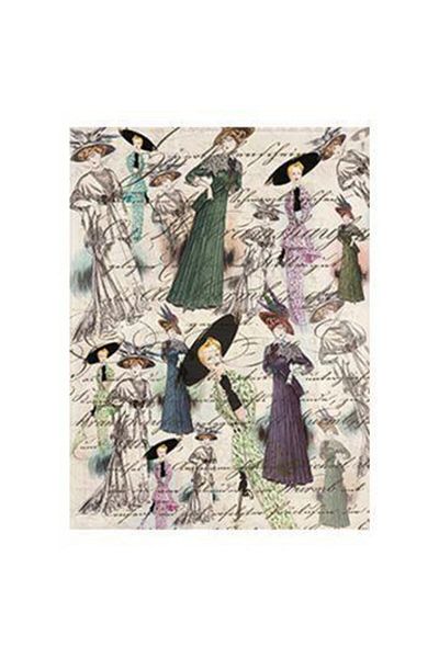 Cadence 29X42Cm Brass Decopage Paper - No:111