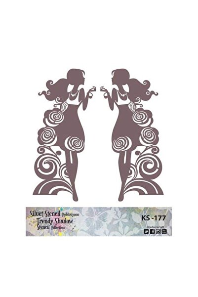 Cadence صورة ظلية (بدون حواف) استنسل Ks-177