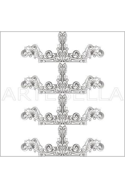 Artebella Δαντέλα Easy Transfer 23x34 cm Ανοιχτό δάπεδο 1770v