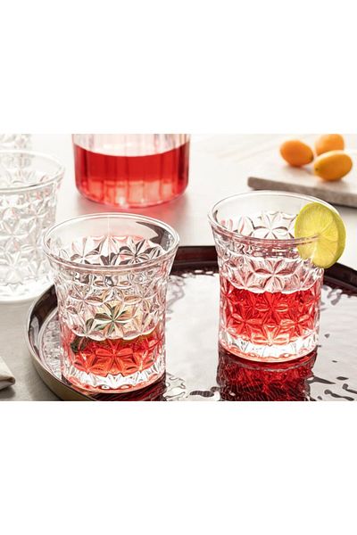 English Home 300 ml Mate Glass 4-Piece Soft Drink Glass Set