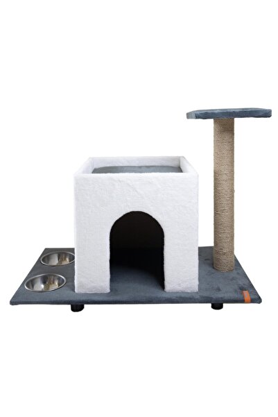 PUGALO Yataklı Kedi Evi Yataklı Büyük Kedi Evi