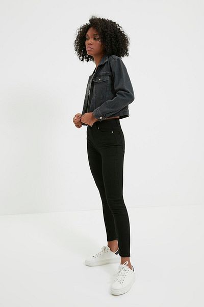Ramrod Τζιν Μαύρη Εφαρμογή στενό χωρίς χρώμα Skinny Jean
