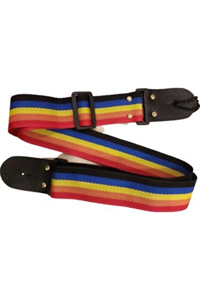 Karin Gökkuşağı Gitar Askı Kemeri-uzunluk Ayarlı-pena Hediyeli