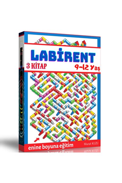 Enine Boyuna Eğitim 9-12 Yaş Labirent Kitap Seti (3 Fasikül Kitap)