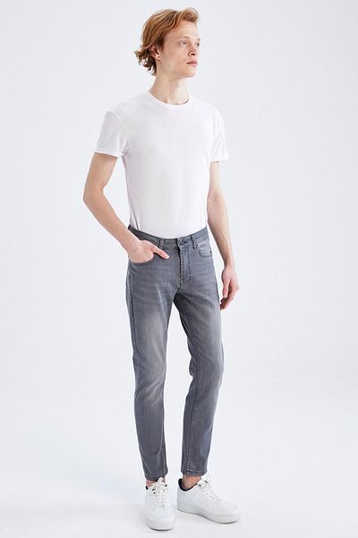 DeFacto Τζιν παντελόνι Super Skinny Normal με στενό πόδι ανακυκλωμένο