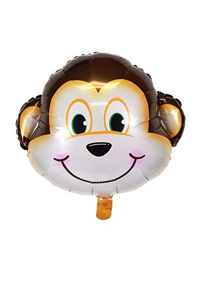 Trend Hediye Sepeti 24 Inch 66 Cm Large Size Safari Themed Monkey Figured Foi...