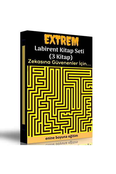 Enine Boyuna Eğitim Extrem Labirent Kitap Seti 3 Fasikül Kitap