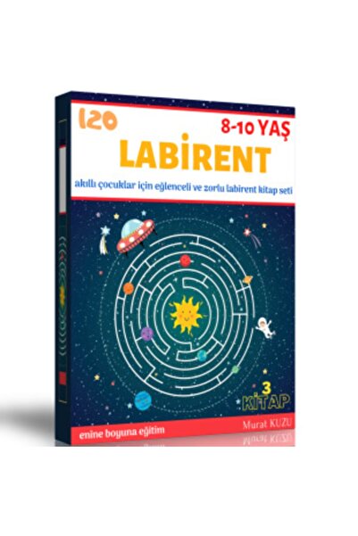 Enine Boyuna Eğitim 8-10 Yaş Labirent Kitap Seti (3 Fasikül Kitap)