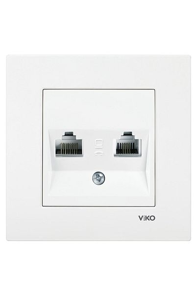VİKO Karre Data Numeris Telephone Socket