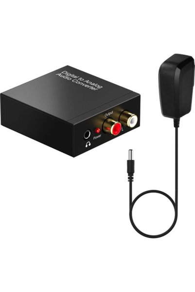MOLIX Optik Analog Çevirici 3.5 Mm Stereo Digital To Analog Rca Optik (ın) Rc...