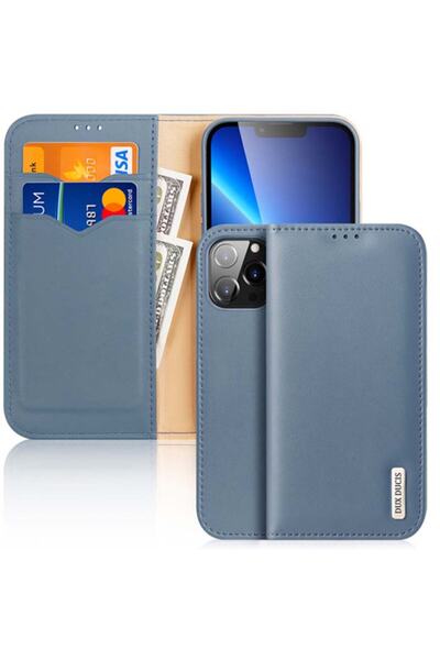 Ally Mobile حافظة Dux Ducis لهاتف Iphone 13 Pro حافظة جلدية مع محفظة مغناطيسي...