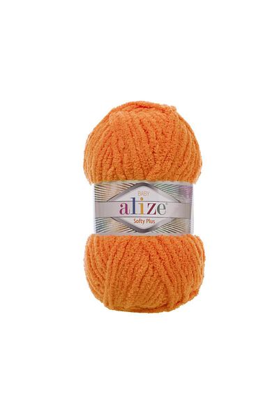 Alize Πλεκτό νήμα Softy Plus 06 Orange