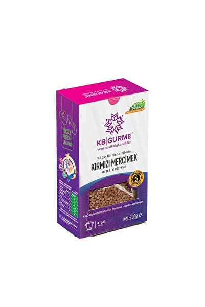 Kbgurme Kb Gurme Filizlendirilmiş Kırmızı Mercimek Arpa Şehriye 200 Gr