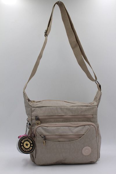 Bevitton Beige Women's Shoulder Bag - Clinker Water Resistant, Model 4120