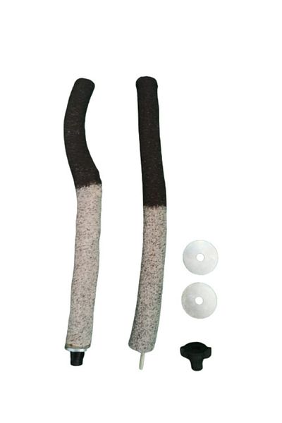 Wooden Bird Sandy Sultan Parrot Perch Black-White